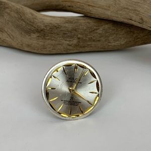 Vintage watch face ring
